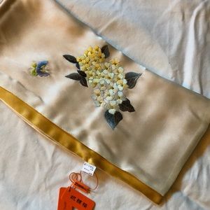 100% silk chinese scarf